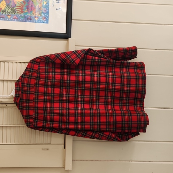 VINTAGE WOOL  PENDLETON FLANNEL - Picture 7 of 12